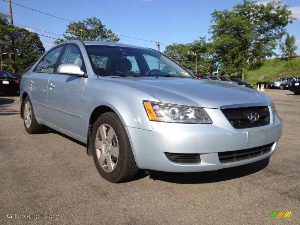 2008 Sonata GLS - Silver Blue / Gray photo #8