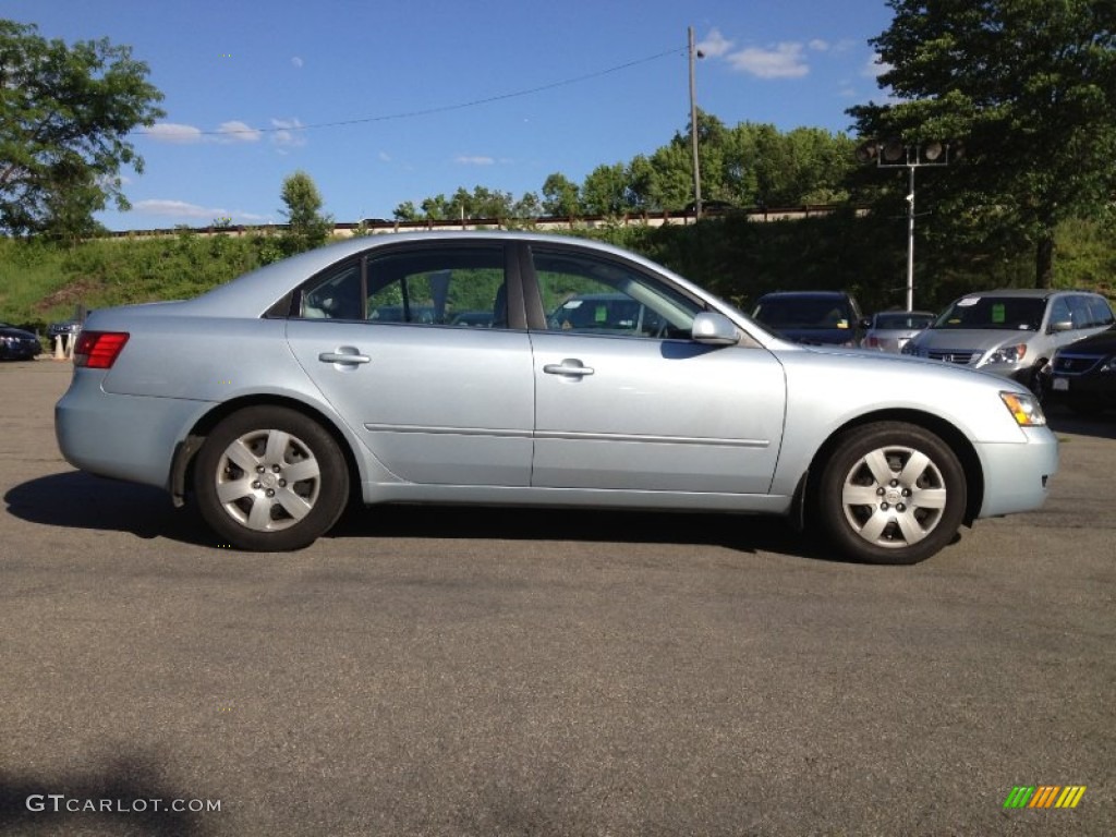 2008 Sonata GLS - Silver Blue / Gray photo #9