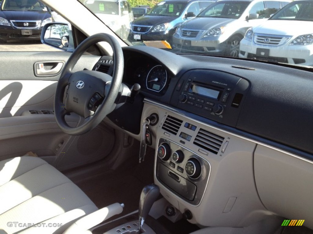 2008 Sonata GLS - Silver Blue / Gray photo #16