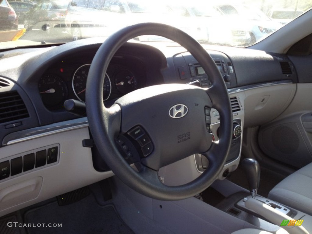 2008 Sonata GLS - Silver Blue / Gray photo #22