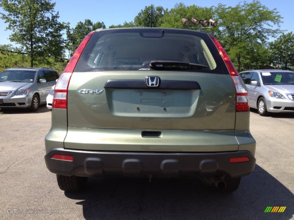 2009 CR-V LX 4WD - Green Tea Metallic / Ivory photo #10