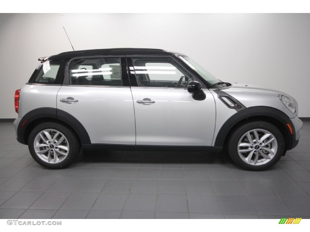 Crystal Silver Metallic 2012 Mini Cooper S Countryman Exterior Photo #65939426