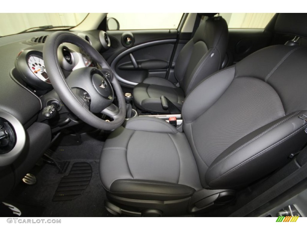Carbon Black Interior 2012 Mini Cooper S Countryman Photo #65939429