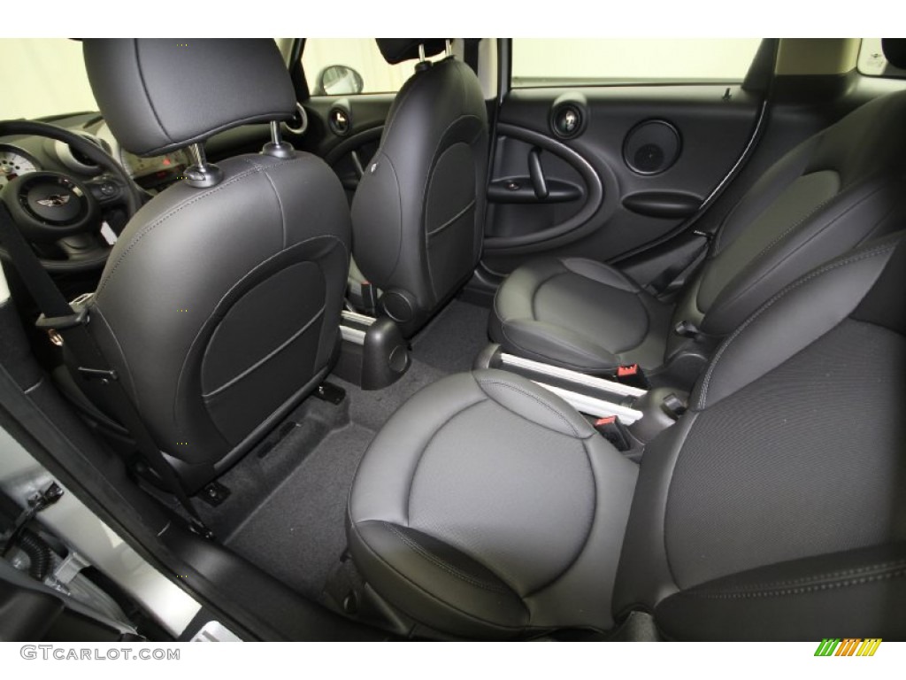 Carbon Black Interior 2012 Mini Cooper S Countryman Photo #65939636