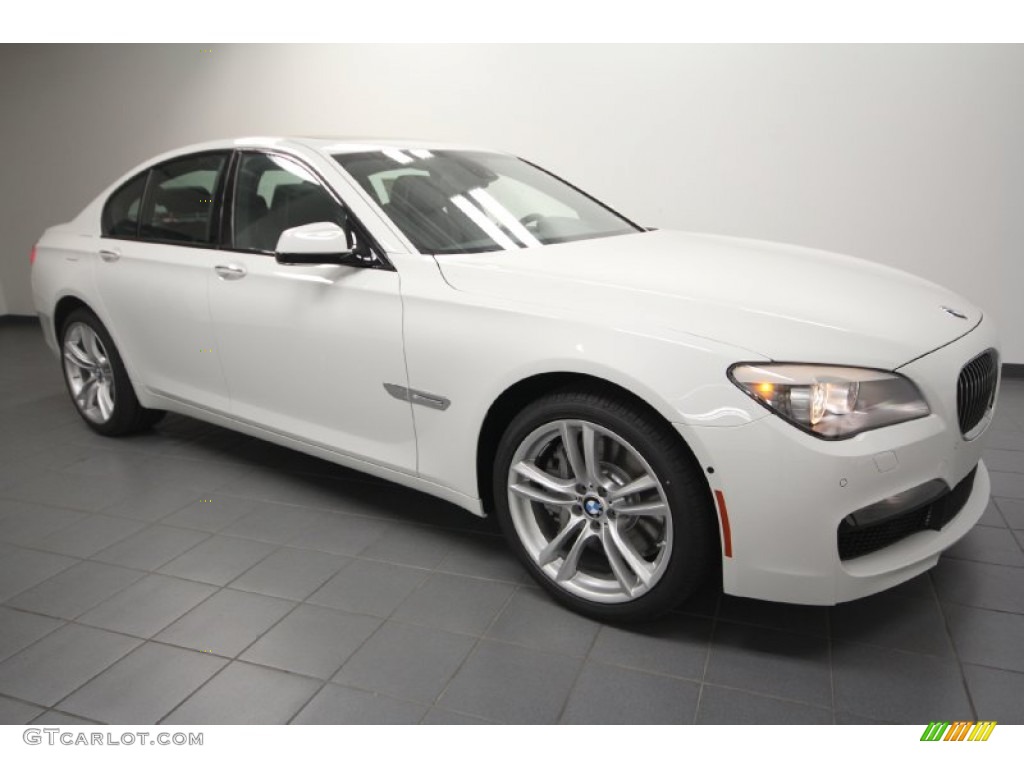 2012 7 Series 750i Sedan - Alpine White / Black photo #1