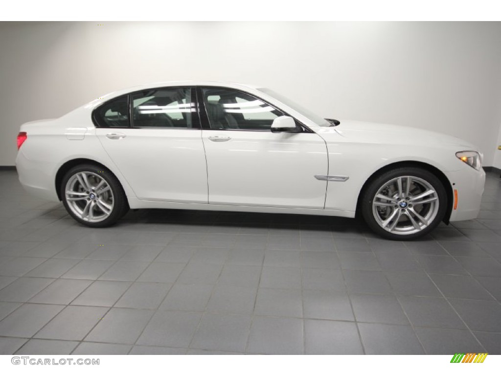 2012 7 Series 750i Sedan - Alpine White / Black photo #2