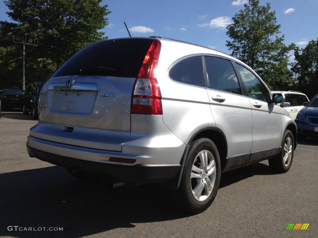 2010 CR-V EX-L AWD - Alabaster Silver Metallic / Gray photo #9