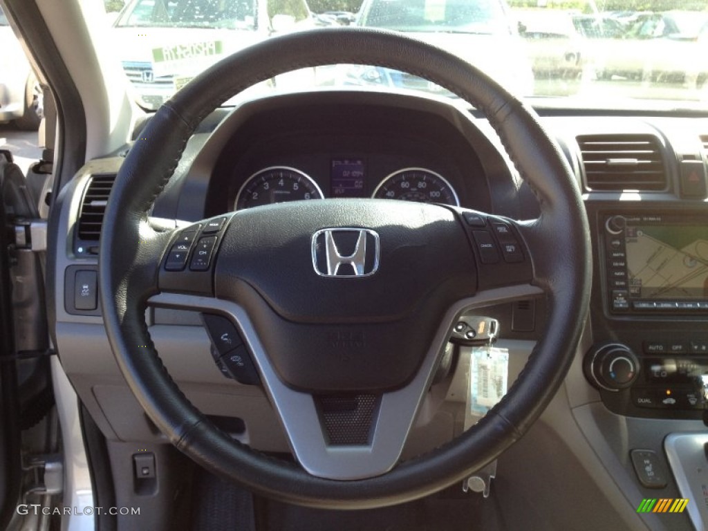 2010 CR-V EX-L AWD - Alabaster Silver Metallic / Gray photo #26