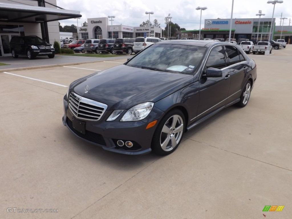 2010 E 350 Sedan - Steel Grey Metallic / Natural Beige photo #1