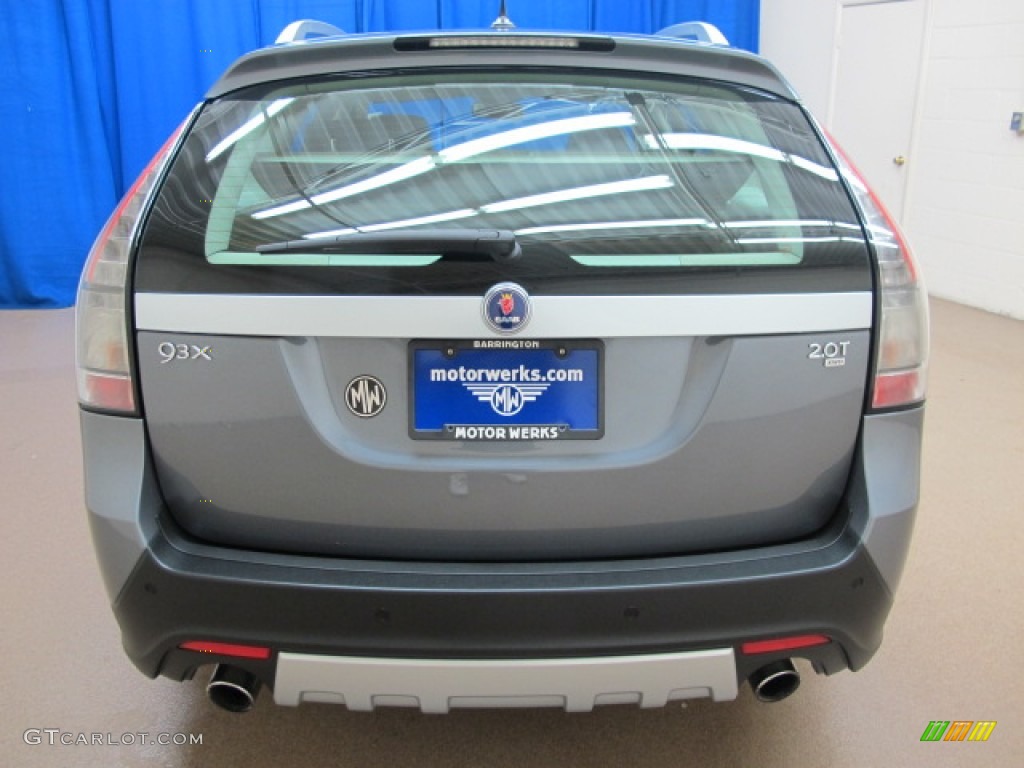 2010 9-3 X XWD Wagon - Fusion Blue Metallic / Black photo #7