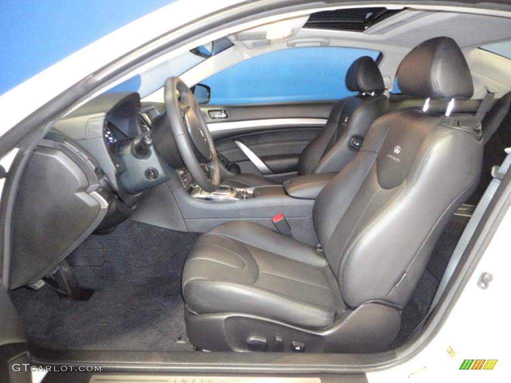 Graphite Interior 2012 Infiniti G 37 x AWD Coupe Photo #65941798