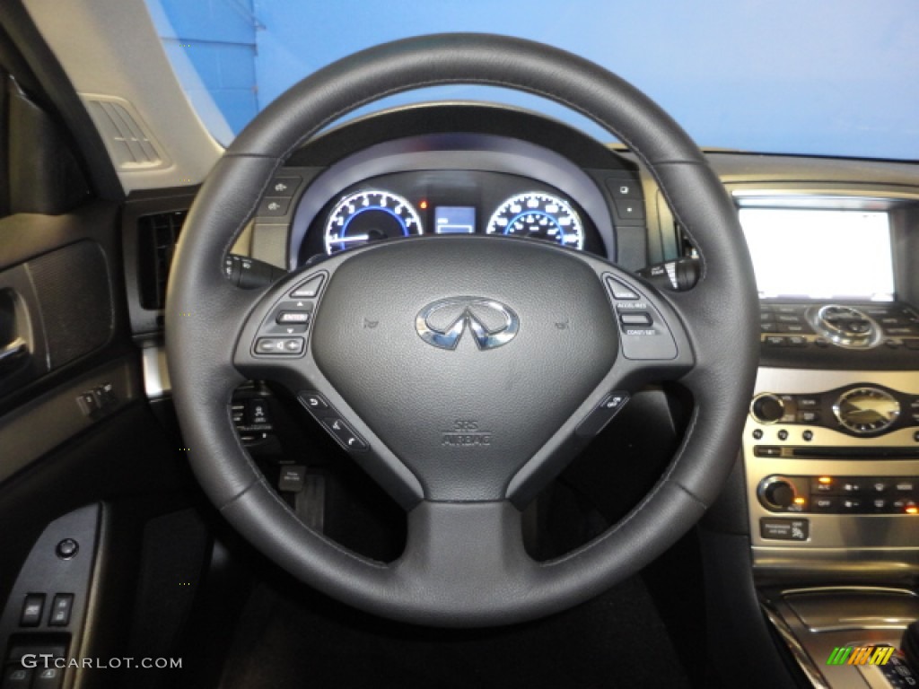 2012 Infiniti G 37 x AWD Coupe Steering Wheel Photos