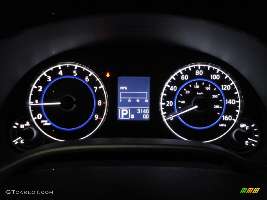 2012 Infiniti G 37 x AWD Coupe Gauges Photos