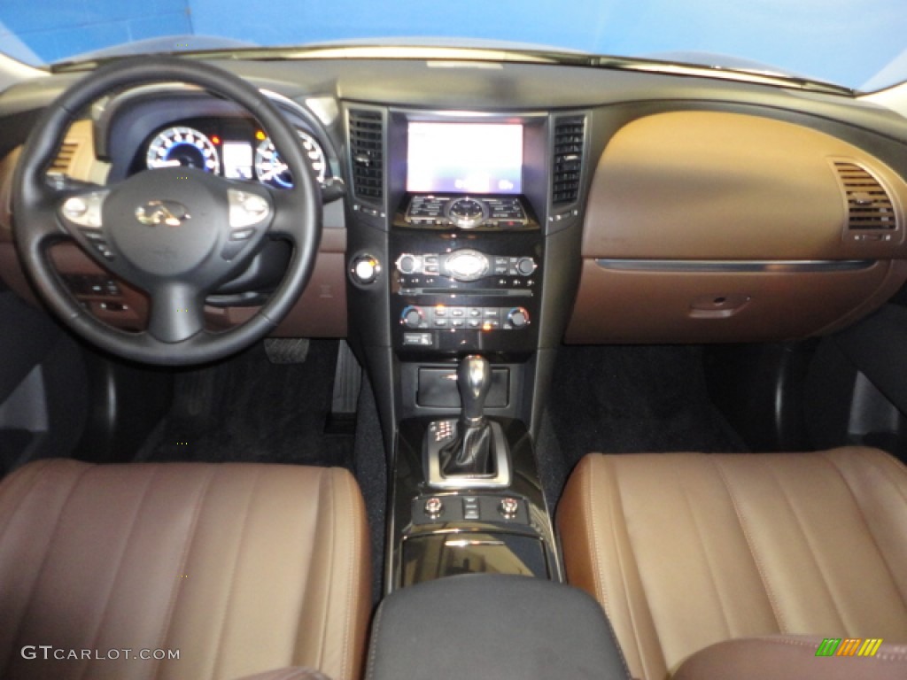 2012 Infiniti FX 35 AWD Java Dashboard Photo #65942111