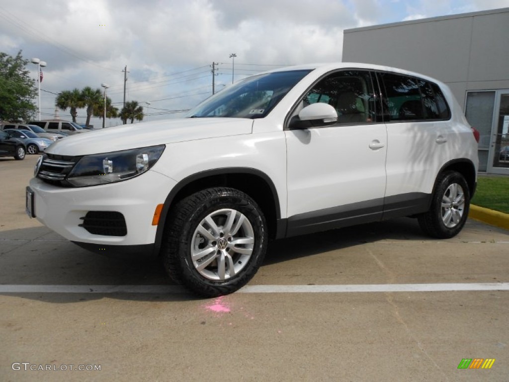 Candy White 2012 Volkswagen Tiguan S Exterior Photo #65942789