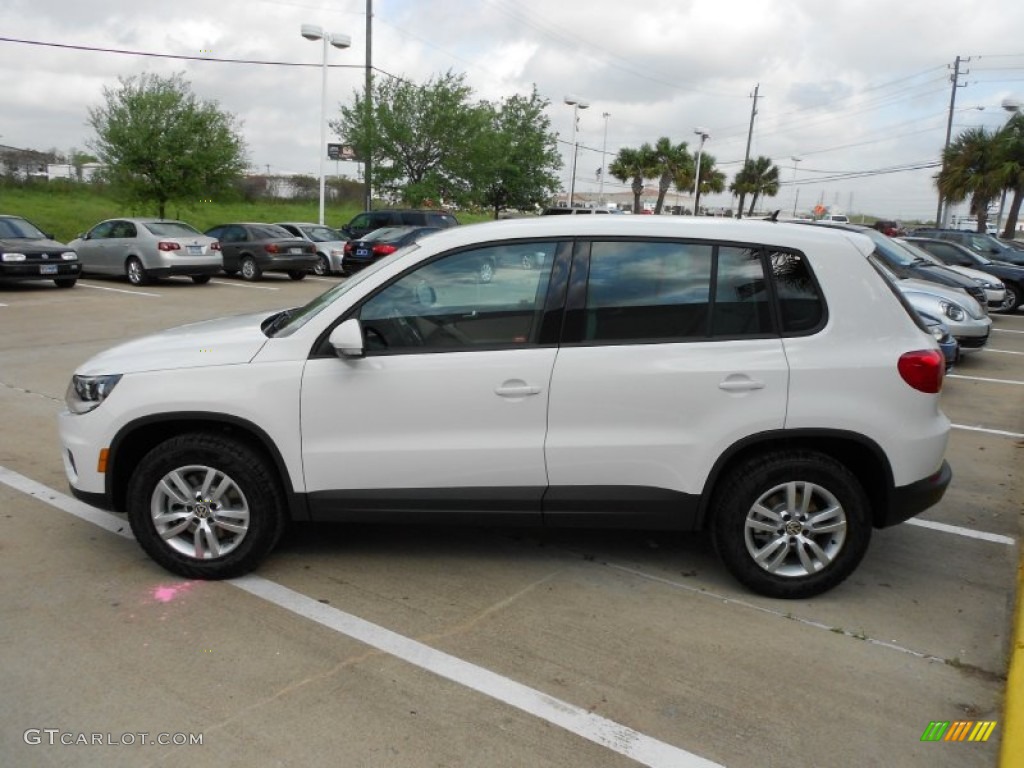 Candy White 2012 Volkswagen Tiguan S Exterior Photo #65942798
