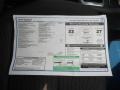 2012 Volkswagen Tiguan S Window Sticker