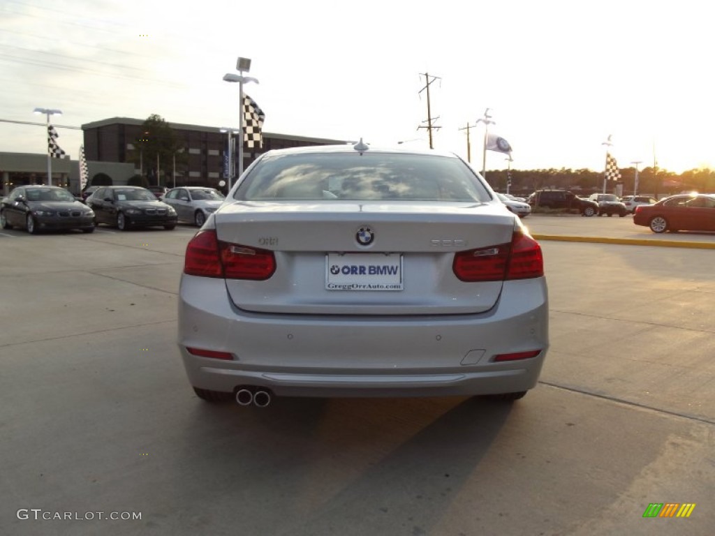 2012 3 Series 328i Sedan - Glacier Silver Metallic / Oyster/Dark Oyster photo #8