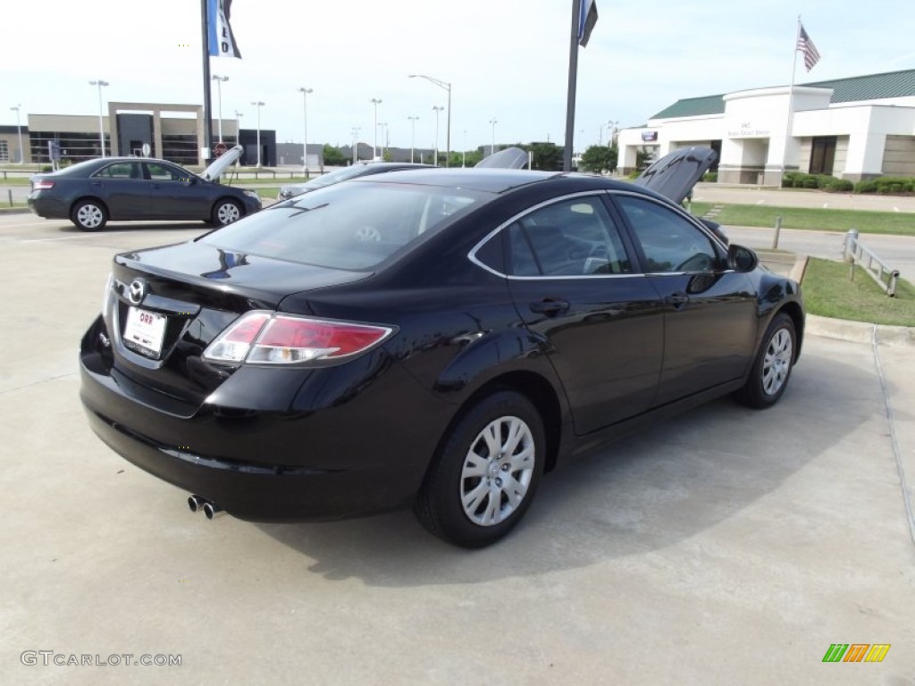 2012 MAZDA6 i Sport Sedan - Ebony Black / Black photo #3