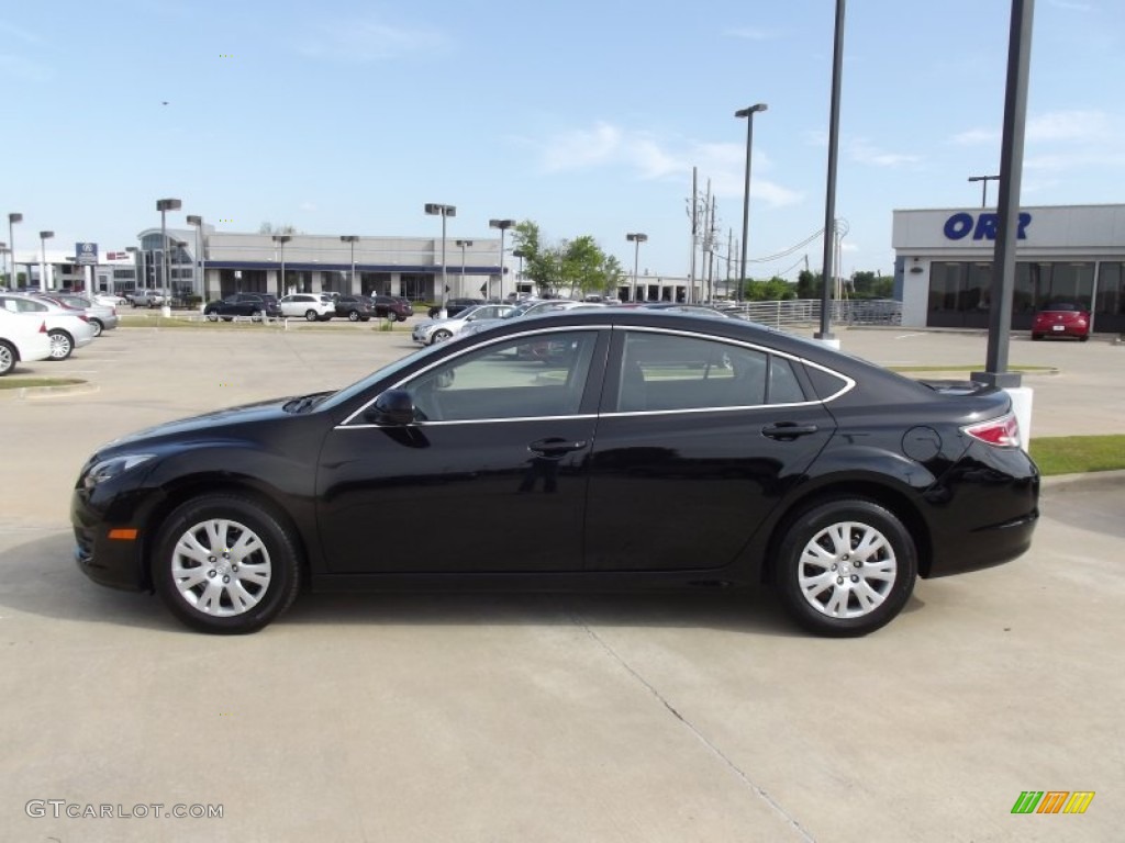 2012 MAZDA6 i Sport Sedan - Ebony Black / Black photo #5