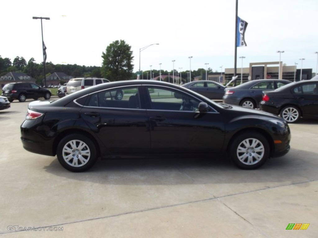2012 MAZDA6 i Sport Sedan - Ebony Black / Black photo #6