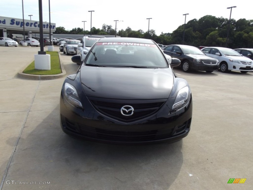 2012 MAZDA6 i Sport Sedan - Ebony Black / Black photo #7