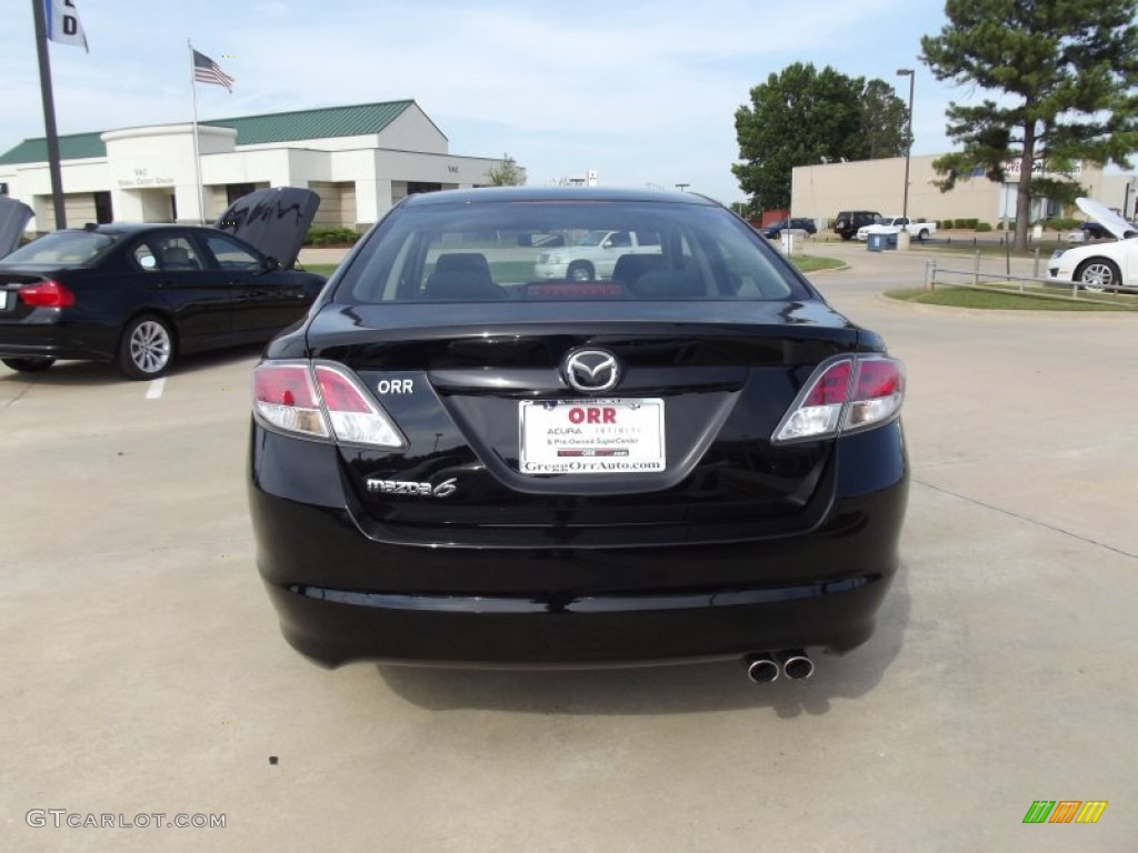 2012 MAZDA6 i Sport Sedan - Ebony Black / Black photo #8