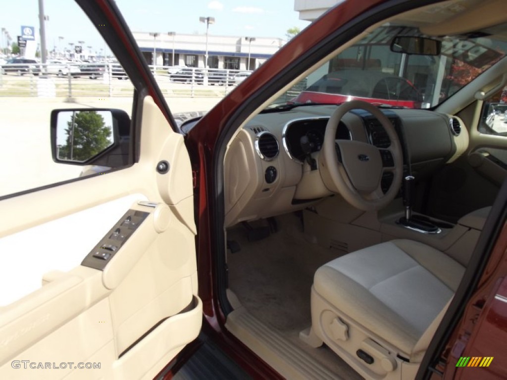 2009 Explorer XLT 4x4 - Dark Copper Metallic / Camel photo #12