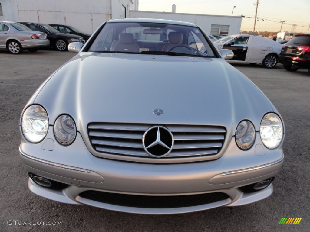 Brilliant Silver Metallic 2005 Mercedes-Benz CL 55 AMG Exterior Photo #65944652