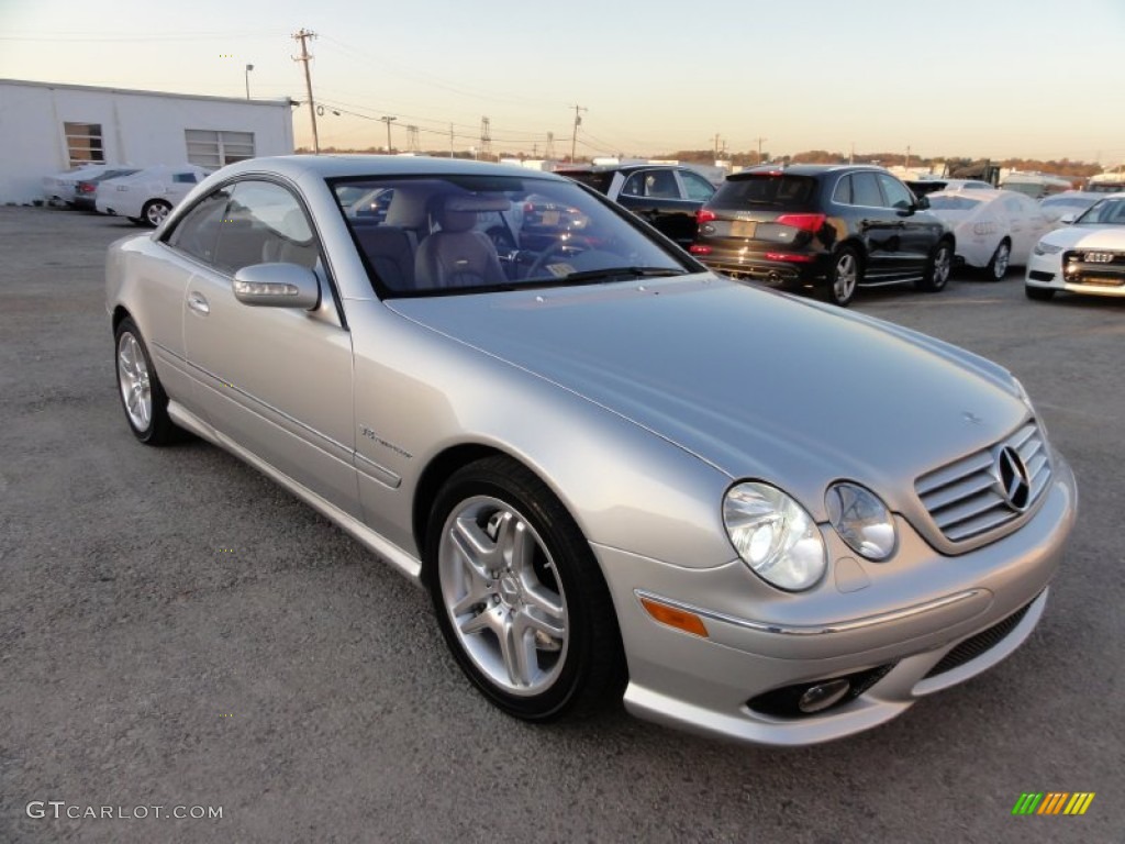Brilliant Silver Metallic 2005 Mercedes-Benz CL 55 AMG Exterior Photo #65944661