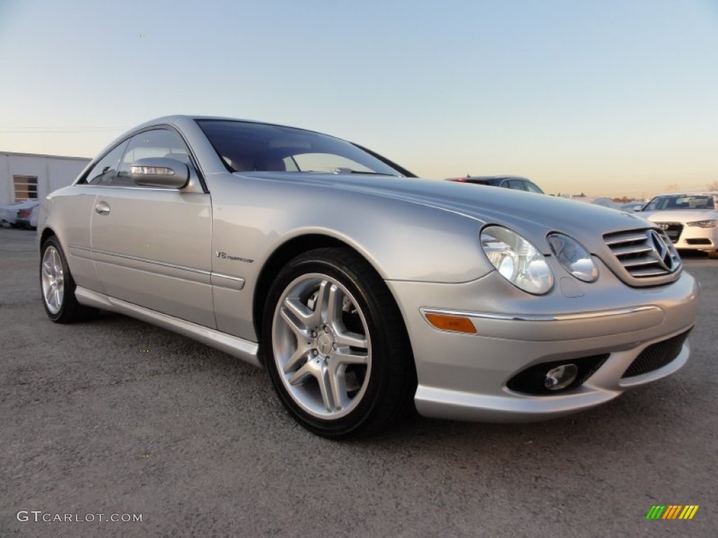 Brilliant Silver Metallic 2005 Mercedes-Benz CL 55 AMG Exterior Photo #65944670