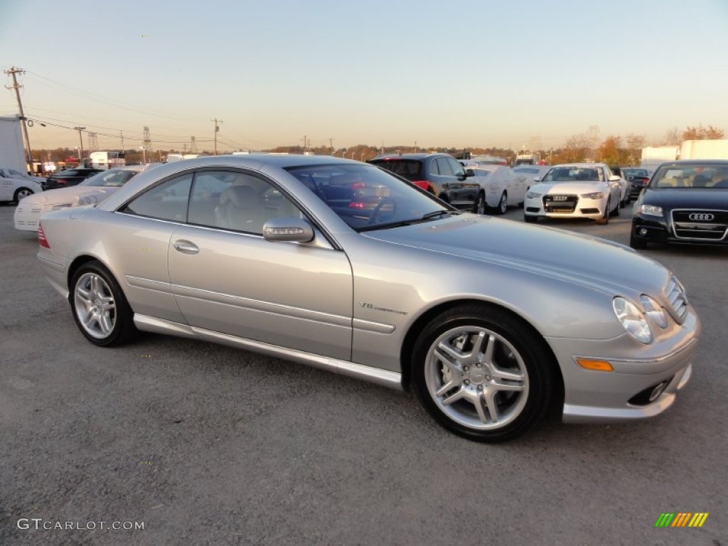 Brilliant Silver Metallic 2005 Mercedes-Benz CL 55 AMG Exterior Photo #65944679