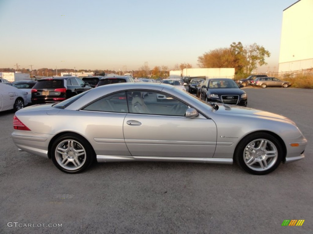 Brilliant Silver Metallic 2005 Mercedes-Benz CL 55 AMG Exterior Photo #65944685