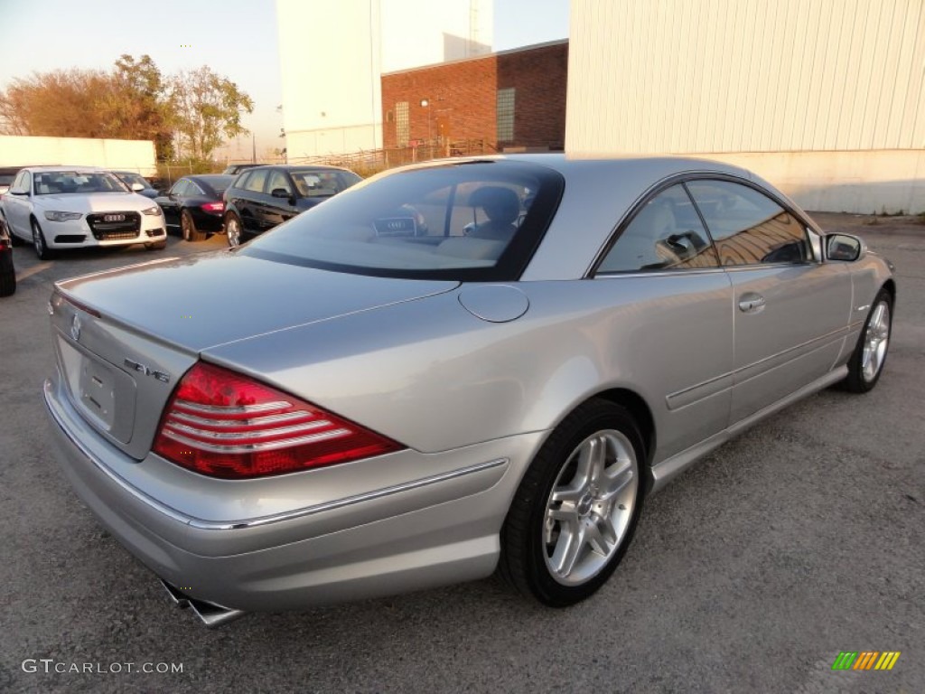 Brilliant Silver Metallic 2005 Mercedes-Benz CL 55 AMG Exterior Photo #65944694