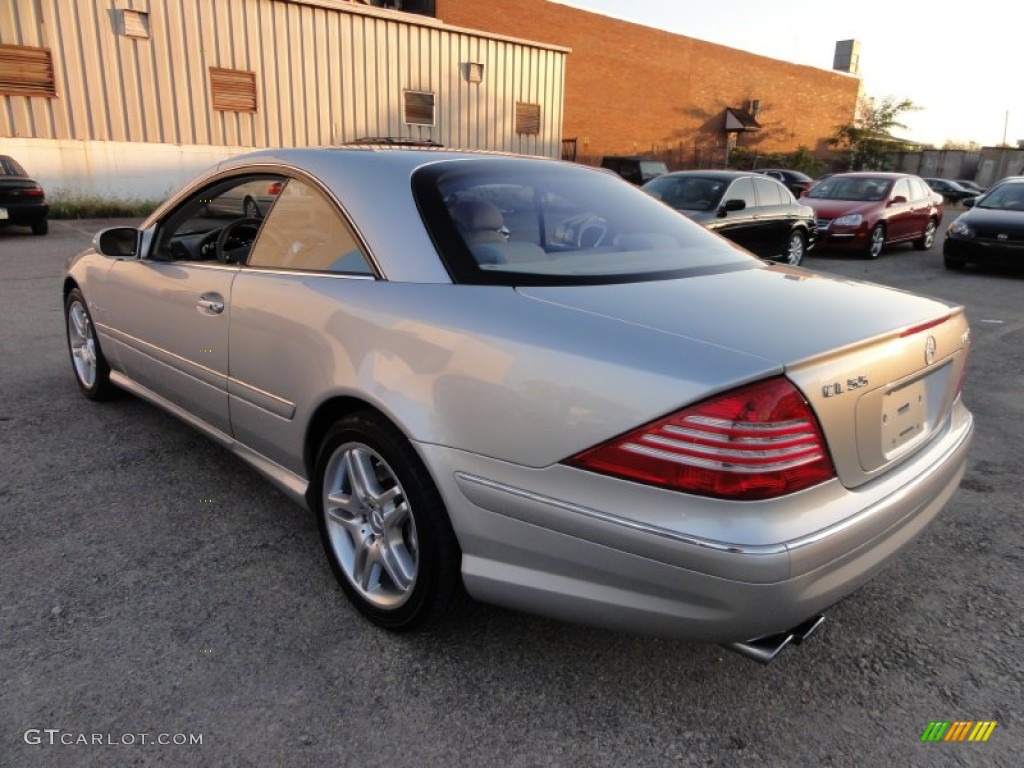 Brilliant Silver Metallic 2005 Mercedes-Benz CL 55 AMG Exterior Photo #65944712