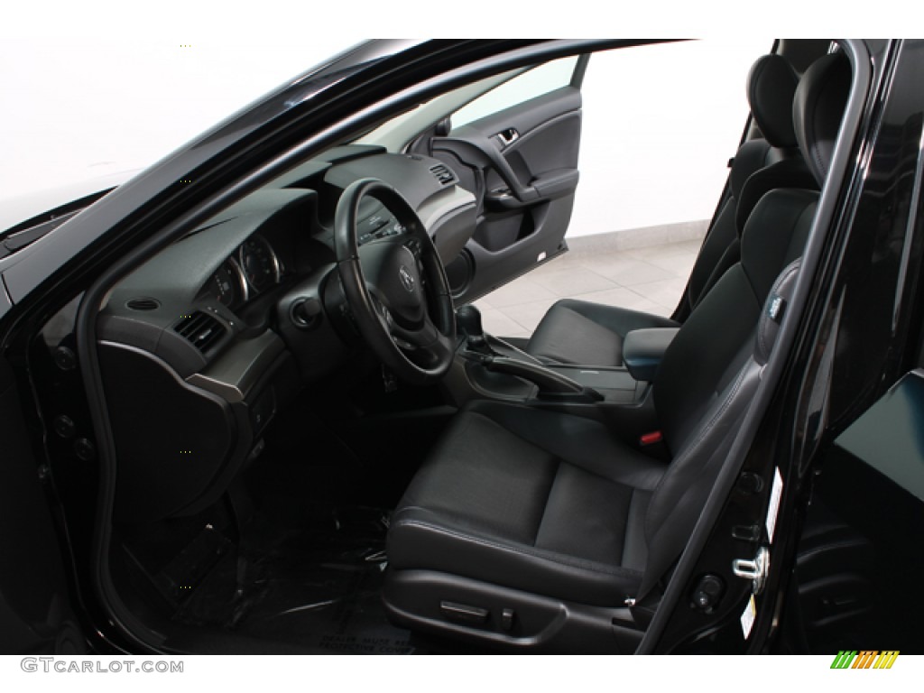 2010 TSX V6 Sedan - Crystal Black Pearl / Ebony photo #18