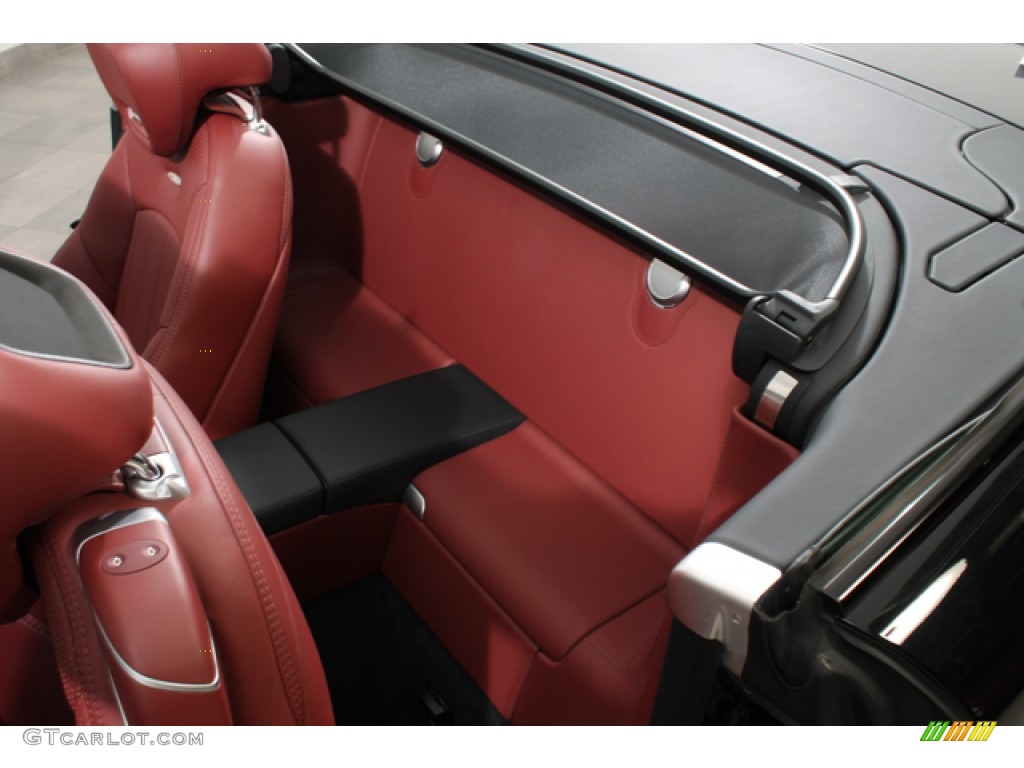 Red Interior 2009 Mercedes-Benz SL 63 AMG Roadster Photo #65945231
