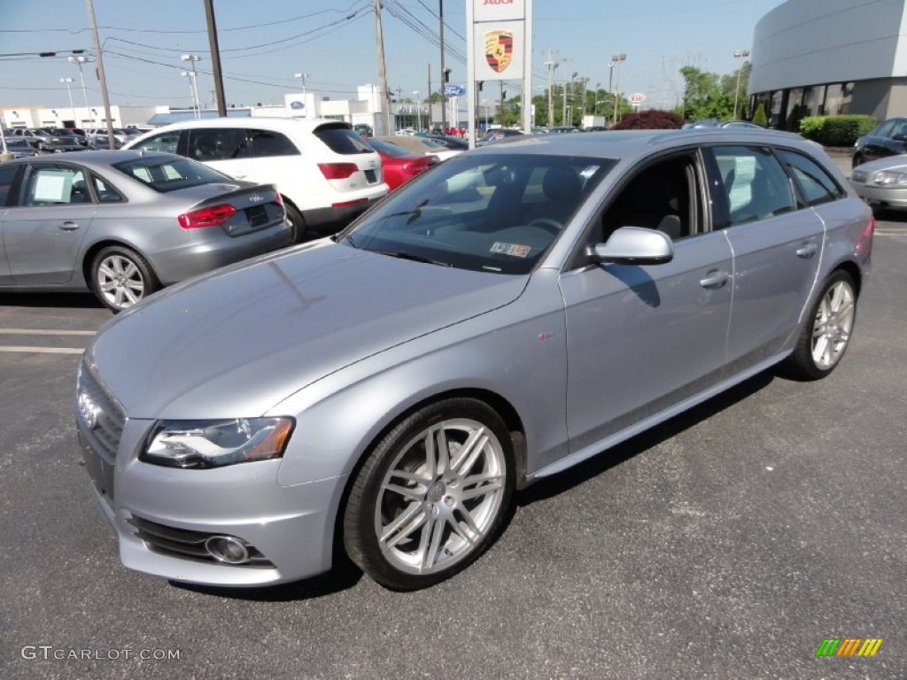 2011 A4 2.0T quattro Avant - Ice Silver Metallic / Black photo #2