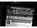 040: Black 2009 Mercedes-Benz SL 63 AMG Roadster Color Code