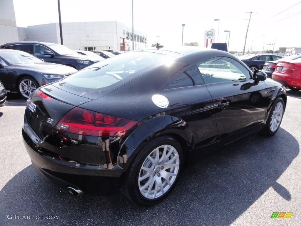 2008 TT 3.2 quattro Coupe - Brilliant Black / Black photo #8
