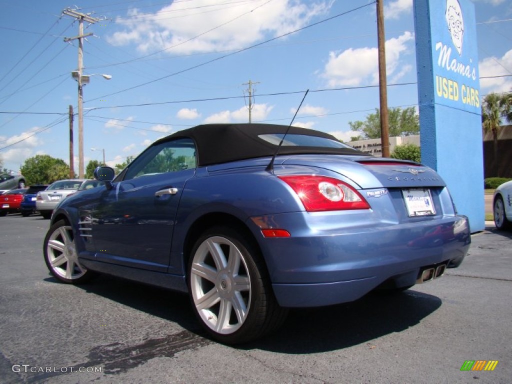 2005 Crossfire Limited Roadster - Aero Blue Pearlcoat / Dark Slate Grey/Medium Slate Grey photo #24