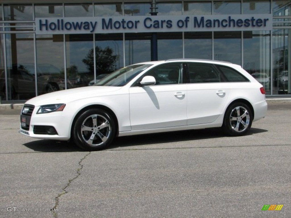 2009 A4 2.0T quattro Avant - Ibis White / Black photo #1