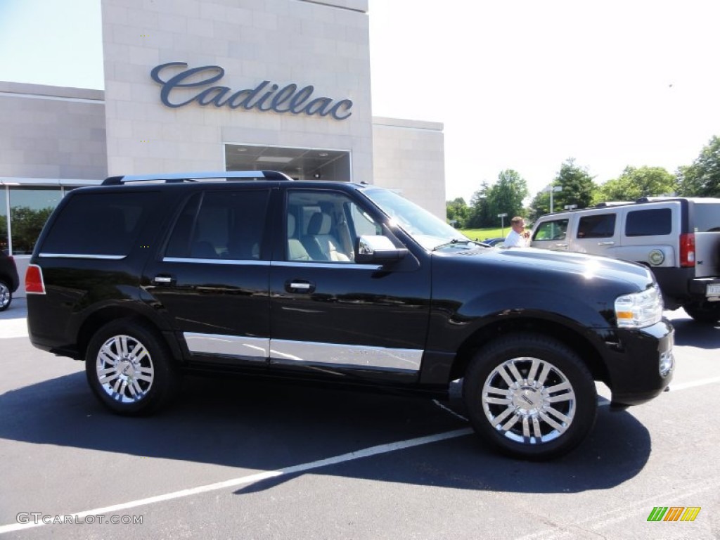 2007 Navigator Ultimate 4x4 - Black / Stone/Charcoal photo #7