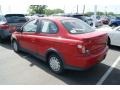 2000 Absolutely Red Toyota ECHO Sedan  photo #3