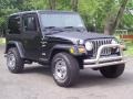 Black 2000 Jeep Wrangler Sport 4x4 Exterior