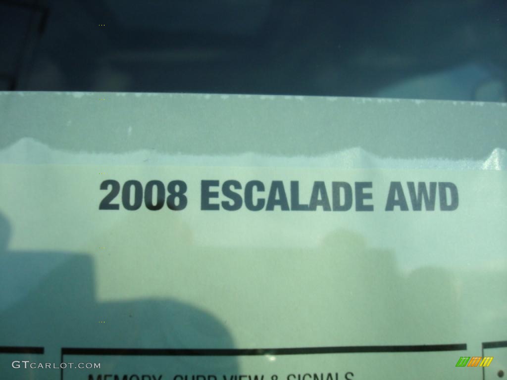 2008 Escalade AWD - Black Raven / Ebony photo #52