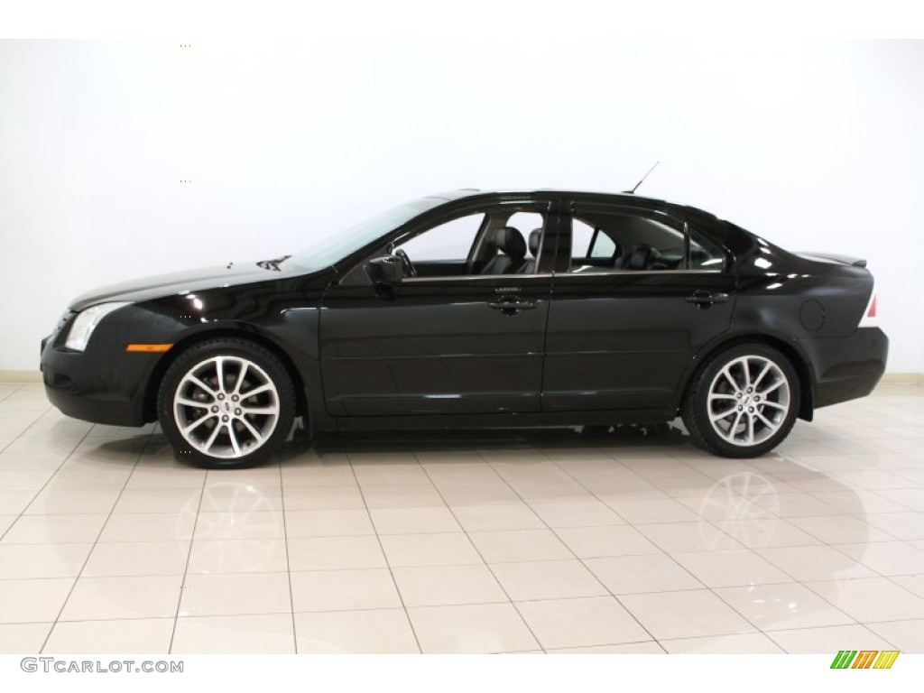 Black Ebony 2008 Ford Fusion SEL Exterior Photo #65949128