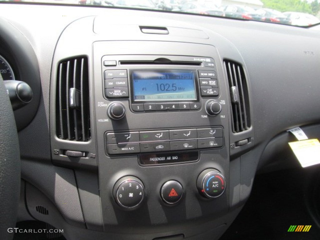 2012 Elantra GLS Touring - Black Noir Pearl / Black photo #8
