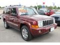 2007 Red Rock Pearl Jeep Commander Limited 4x4  photo #19