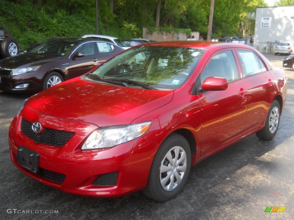 Barcelona Red Metallic Toyota Corolla